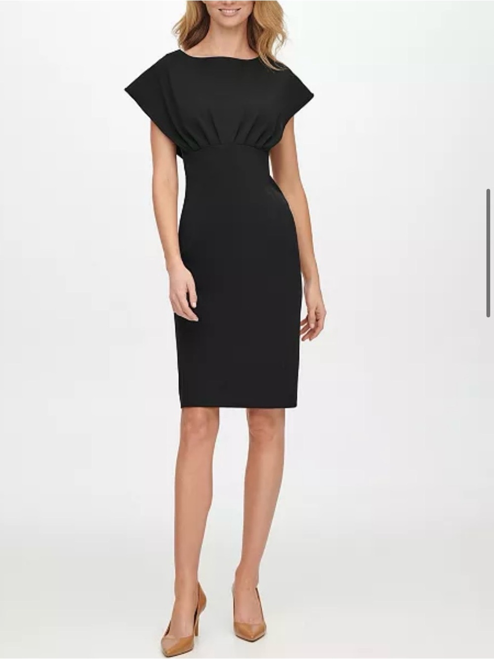 Calvin Klein Classic Black Midi Dress